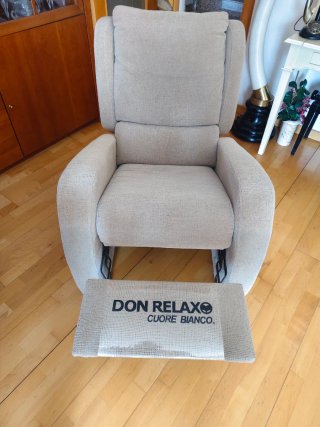 Butaca DON RELAXO beige tela