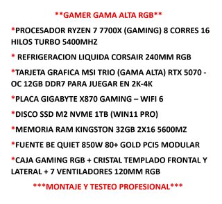 GAMER RYZEN 7 7700X