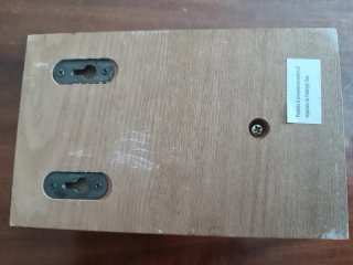 Appendino decoro gallina legno e pomello