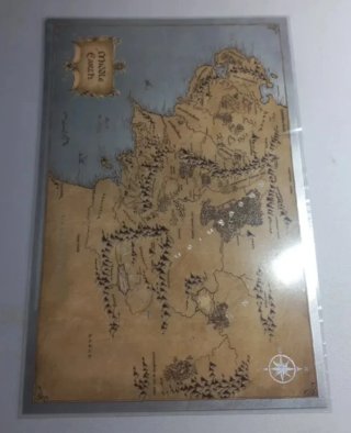 Moneda de plata, MAPA DE LA TIERRA MEDIA