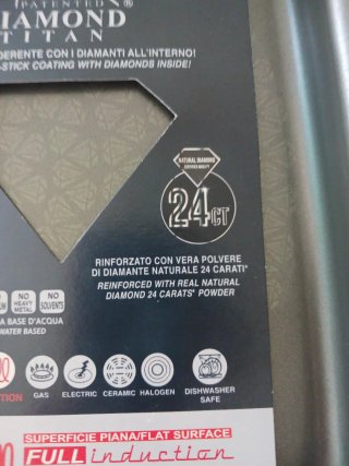 Sartén Pensofal IQ Diamond Titan