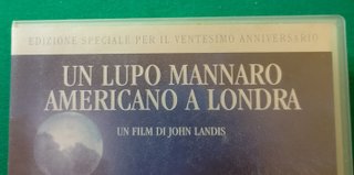 Vhs "Un lupo mannaro americano a Londra"
