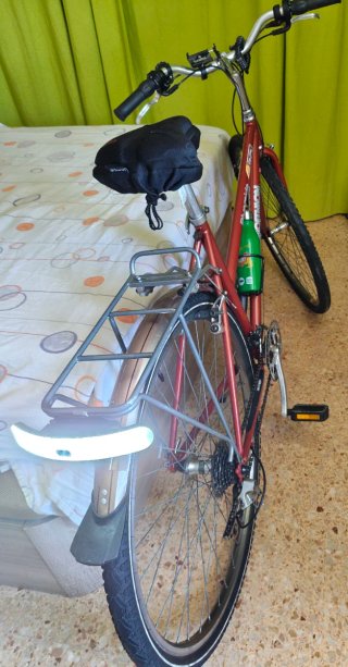 Bicicleta Decathlon Roja