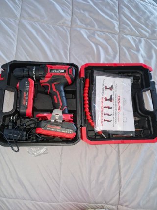 Taladro con 2 baterías
