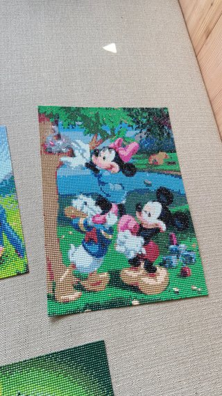 5x Diamond Painting Disney / Winnie Pooh / Mickey