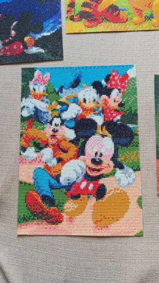 5x Diamond Painting Disney / Winnie Pooh / Mickey