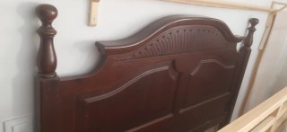 Cabecero cama madera maciza clásico 160cm