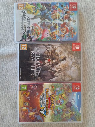 6 Juegos nintendo Switch: Pokémon, Smash Bros...