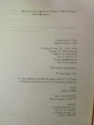 El judaísmo pasado, presente y futuro