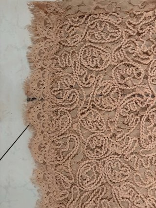 Zara Top Pizzo Rosa Taglia S