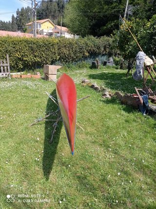 Piragua de fibra de vidrio tipo Sella