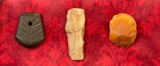 Lote Herramientas Piedra Silex y Canto Rodado