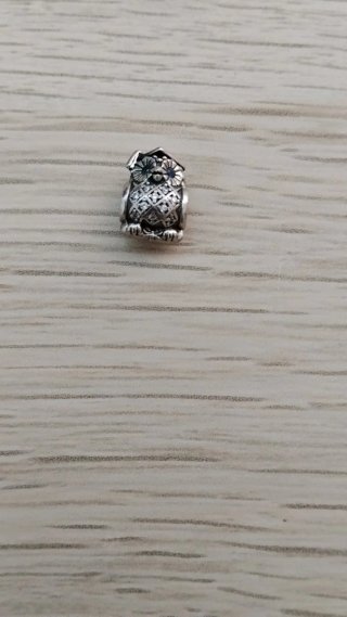Pandora Charm Búho Plata