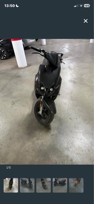 Yamaha Jogg Scooter Negra Automática
