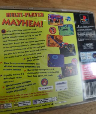 Supersonic Racers PS1 Proein PAL completo
