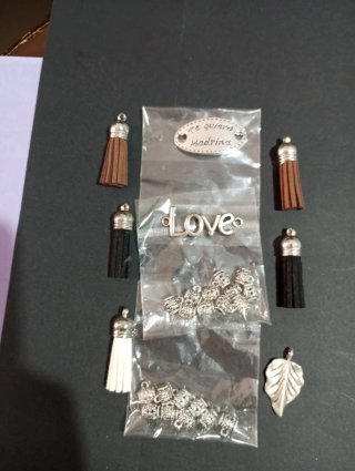 Lote Abalorios y Charms Bisutería DIY