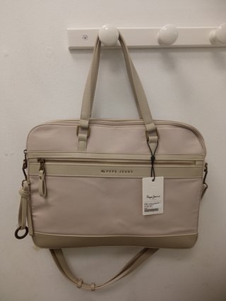 Maletín Pepe Jeans Beige Portadocumentos