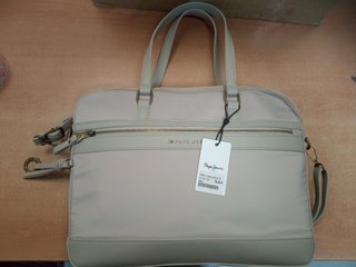 Maletín Pepe Jeans Beige Portadocumentos