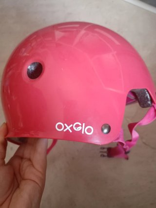 Casco rosa niña