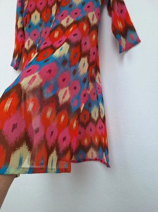 Vestido playero estampado