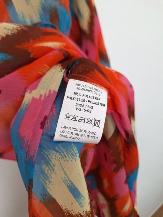 Vestido playero estampado