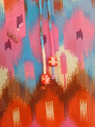 Vestido playero estampado