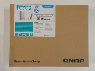 NAS QNAP TS-251A 8GB RAM (Dual-Channel)