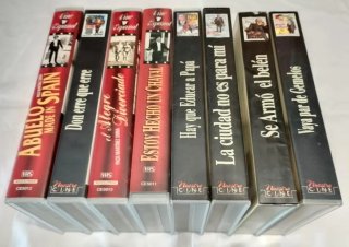 8 Películas VHS Paco Martínez Soria