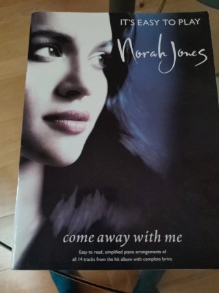 Libro de Piano Come Away With Me Norah Jones