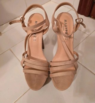 Tacones Marypaz Beige Talla 39