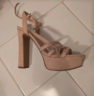 Tacones Marypaz Beige Talla 39