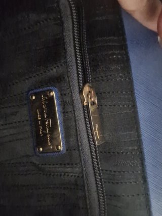 Borsa Salvatore Ferragamo Blu Dorato