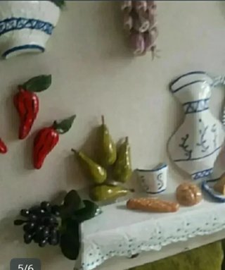 Lámina Decoración Rural Figuras Cerámica