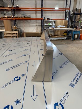 Anaquel Acero Inoxidable 1800x250mm