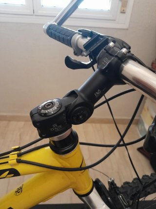 Bicicleta Orbea Amarilla + rodillo