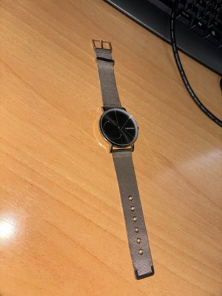 Reloj Calvin Klein Negro y Plateado