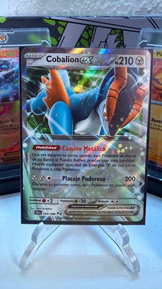 Carta Pokémon Cobalion EX 064/086