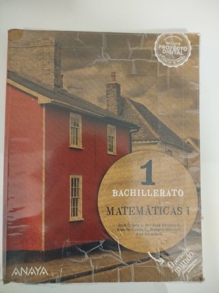 1 bachillerato. Libro de matemáticas