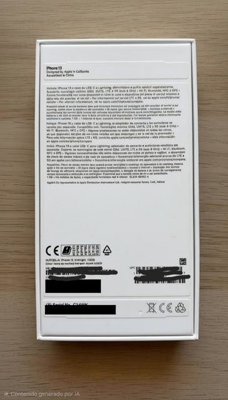 iPhone 13 128GB Negro excelente estado