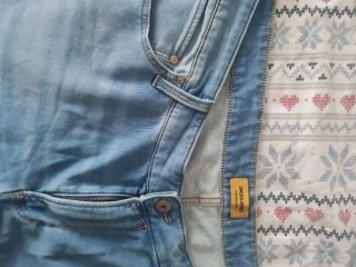 Pantalones cortos vaqueros Jack & Jones XL azul
