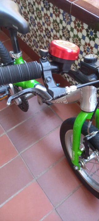 Bicicleta Little Big 14" verde