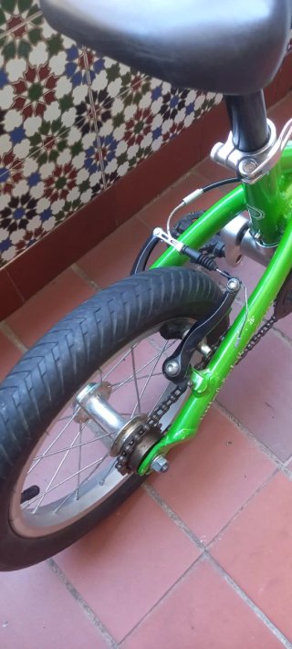 Bicicleta Little Big 14" verde
