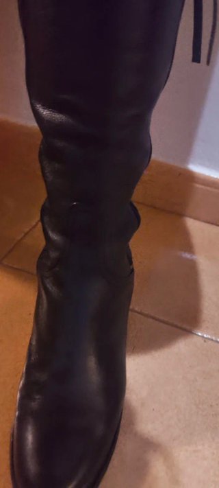 Botas de piel negras talla 38