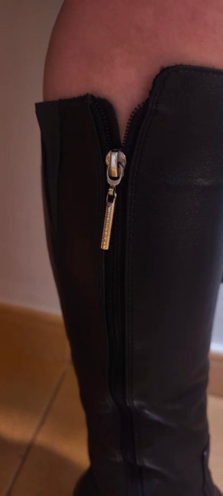 Botas de piel negras talla 38