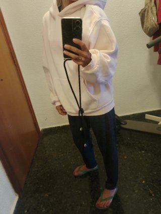 Sudadera Bershka rosa palo