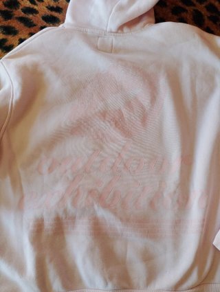 Sudadera Bershka rosa palo