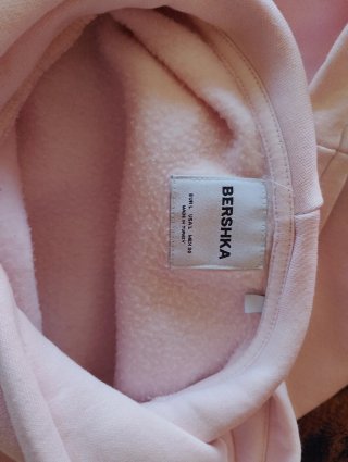 Sudadera Bershka rosa palo