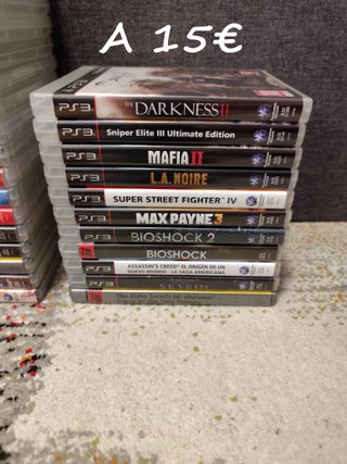 Juegos PS3 a 10€ y 15€