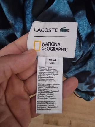 Chaqueta Lacoste x National Geographic Azul Marino