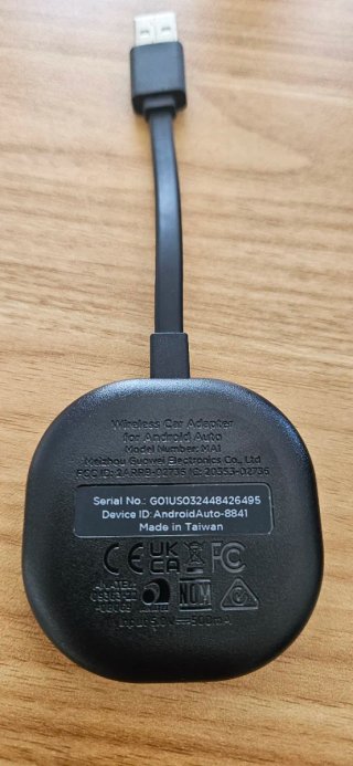 Adaptador Coche Motorola MA1 Android Auto Inalámbr
